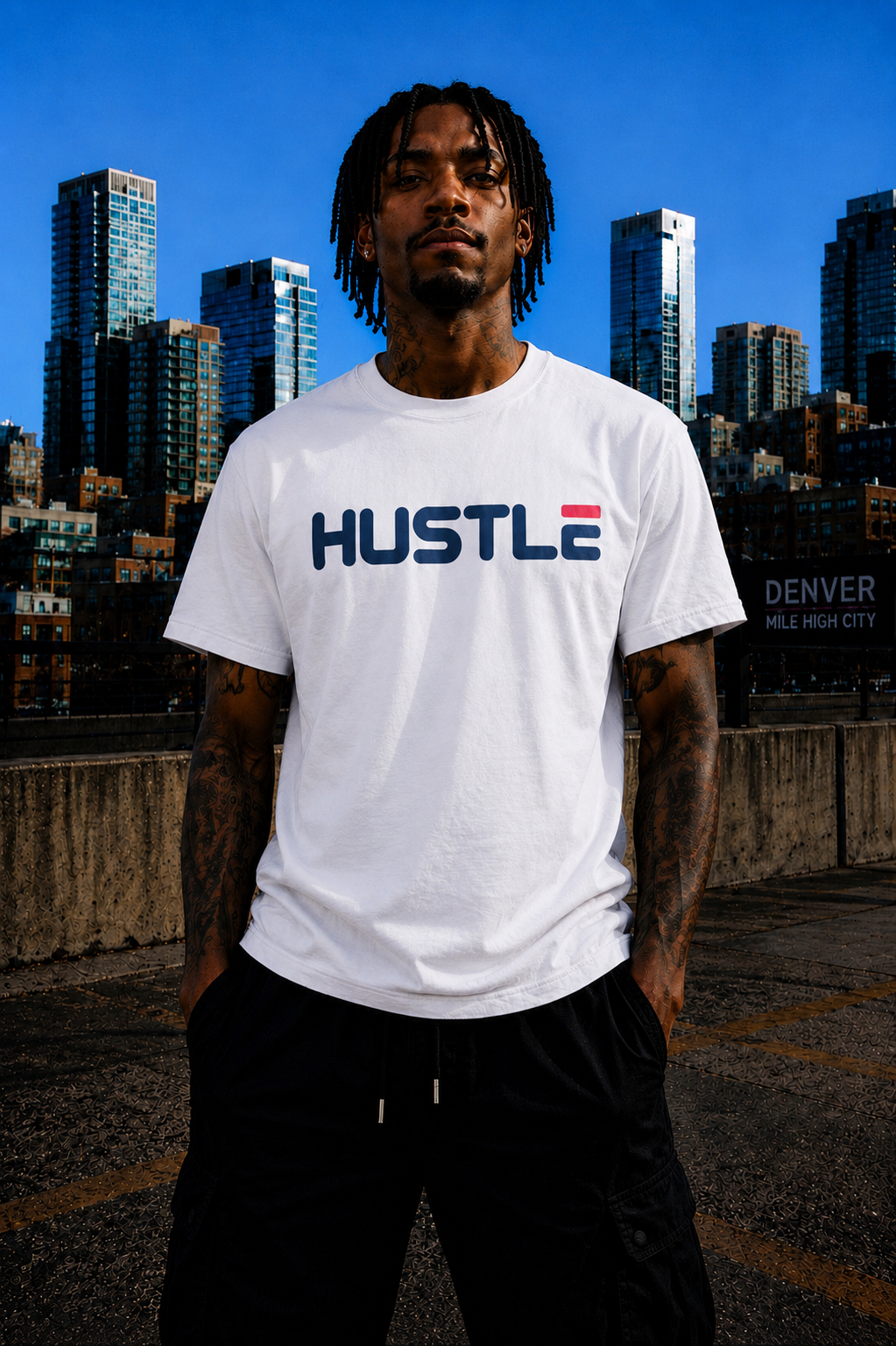 Hustle T-Shirt – Denver Streetwear Graphic Tee