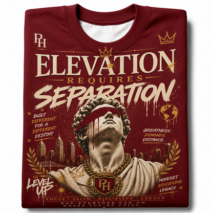 Elevation ParkHill Overall T-Shirt-Red