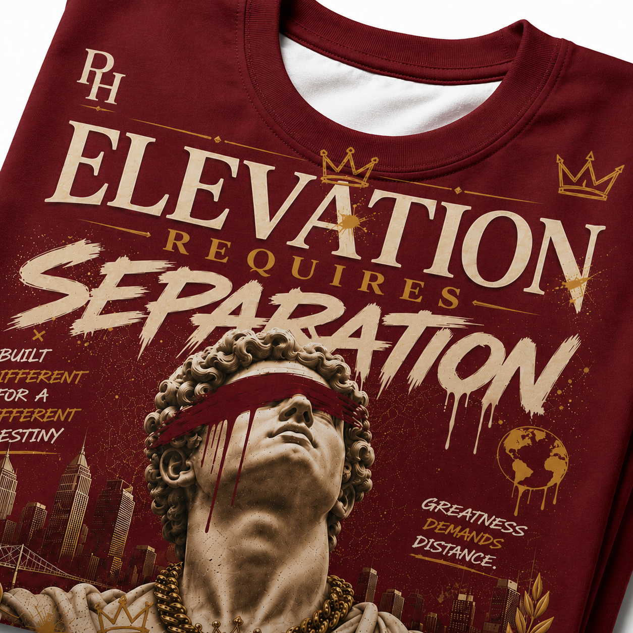 Elevation ParkHill Overall T-Shirt-Red