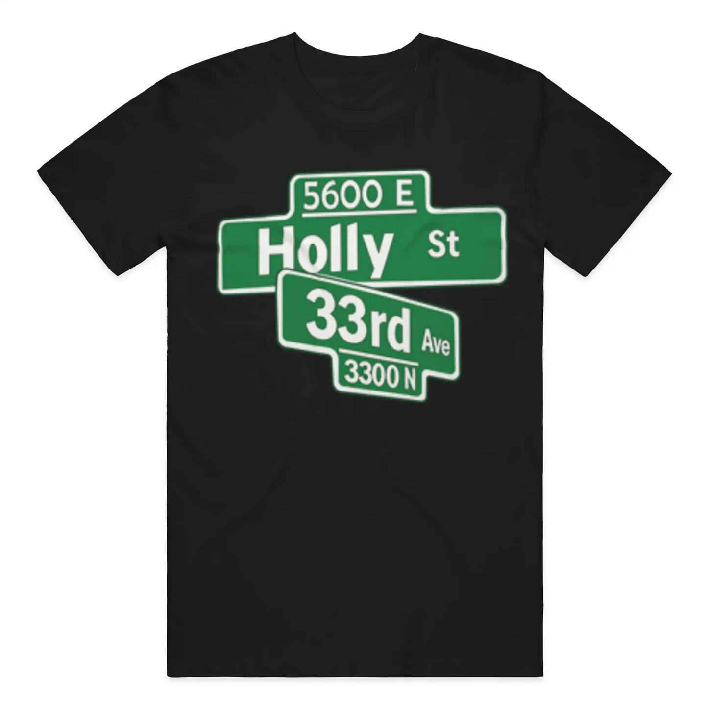 ParkHill street sign t-shirt Holly St 33rd