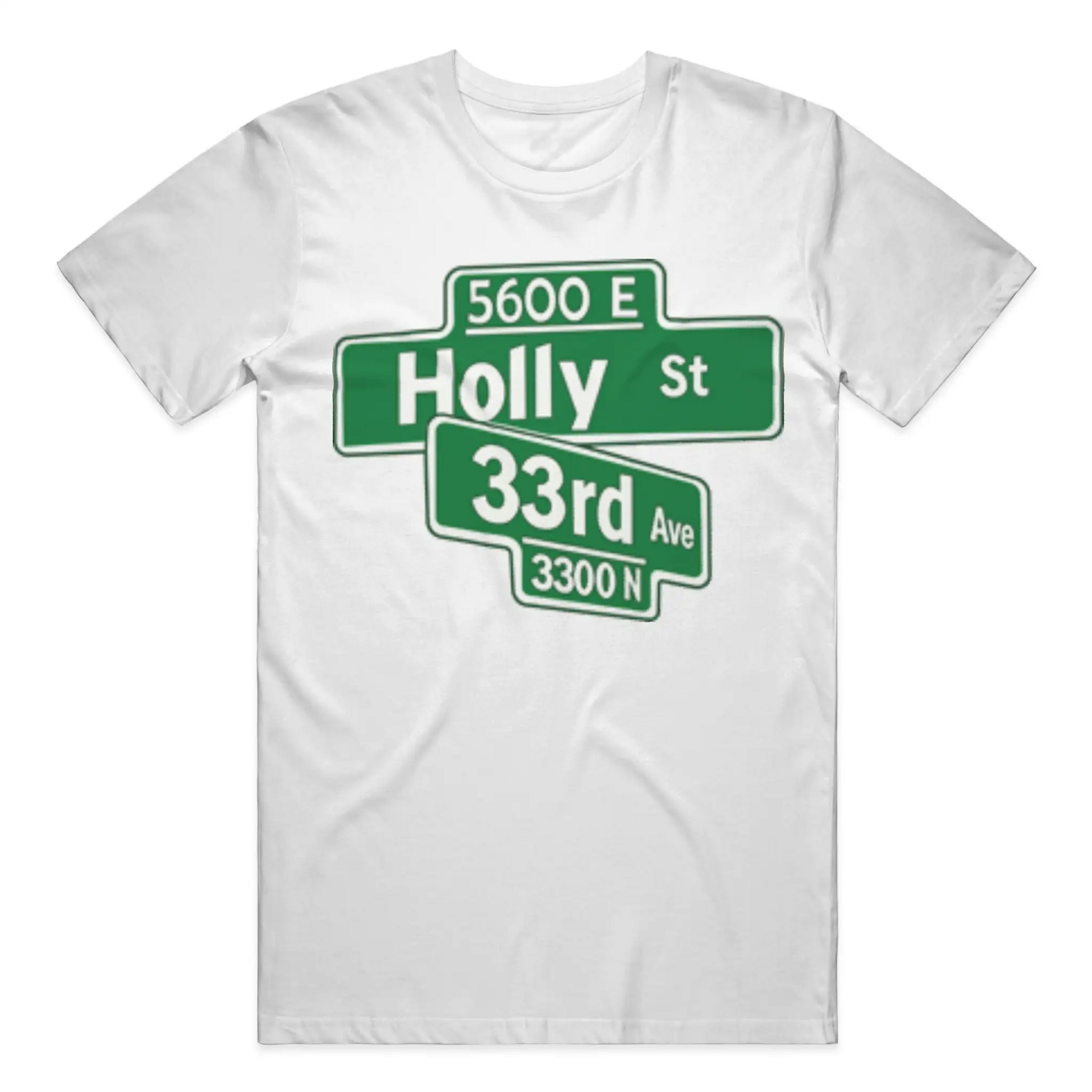 ParkHill street sign t-shirt Holly St 33rd