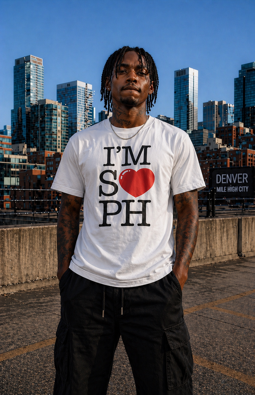ParkHill t-shirt I’m So PH white tee